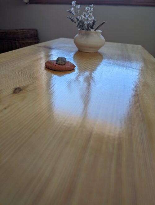 Slab wood coffee table, low coffeee table, farmhouse style furniture, countryside table