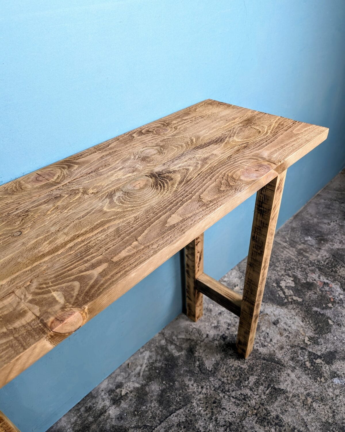 Console table, entry way table, mudroom furniture, reclaimed wood table, tall narrow table