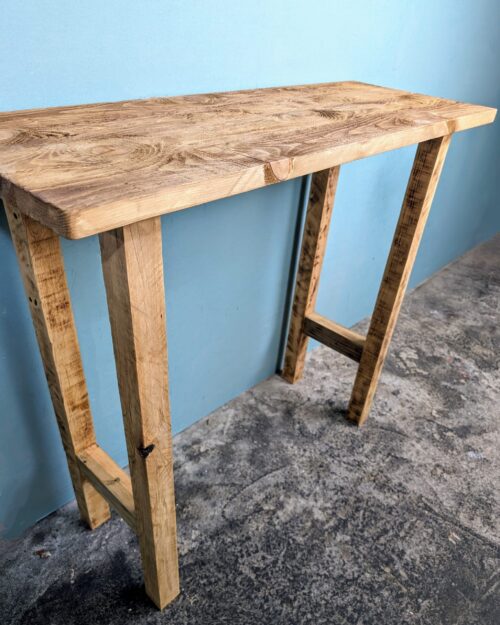 Console table, entry way table, mudroom furniture, reclaimed wood table, tall narrow table