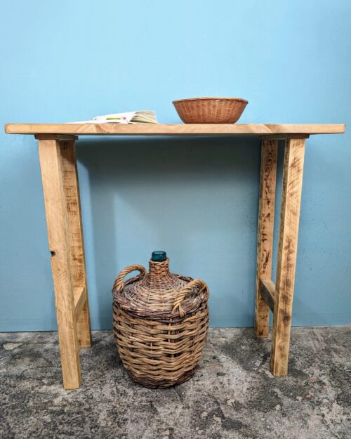 Console table, entry way table, mudroom furniture, reclaimed wood table, tall narrow table